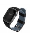 Uniq Linus Apple Watch Series 4/5/6/7/8/SE/SE2/Ultra strap 42/44/45mm. Airosoft Silicone black/midnight black