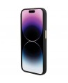 Guess Silicone Logo Strass 4G Case for iPhone 15 Pro - Black