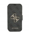 Guess GUBKP13X4GMGGR iPhone 13 Pro Max 6.7" gray/gray book 4G Big Metal Logo