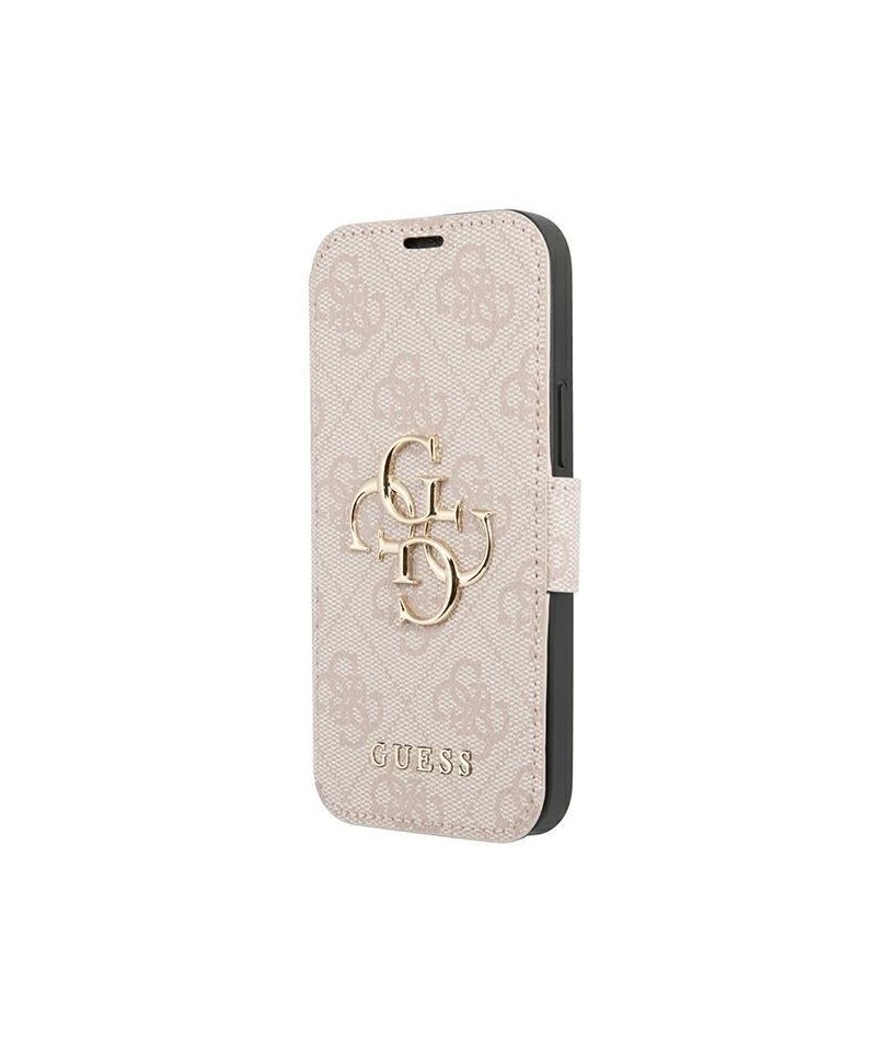Guess GUBKP13X4GMGPI iPhone 13 Pro Max 6.7" pink/pink book 4G Big Metal Logo