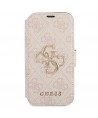 Guess GUBKP13X4GMGPI iPhone 13 Pro Max 6.7" pink/pink book 4G Big Metal Logo