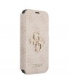 Guess GUBKP13X4GMGPI iPhone 13 Pro Max 6.7" pink/pink book 4G Big Metal Logo