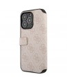 Guess GUBKP13X4GMGPI iPhone 13 Pro Max 6.7" pink/pink book 4G Big Metal Logo