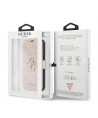 Guess GUBKP13X4GMGPI iPhone 13 Pro Max 6.7" pink/pink book 4G Big Metal Logo