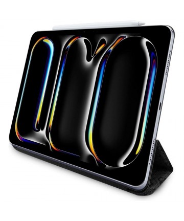 Guess GUFC11PM24PS4SGK iPad Pro 11" 2024 black/black Magnetic 4G Big Logo