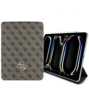 Guess GUFC11PM24PS4SGW iPad Pro 11" 2024 brown Magnetic 4G Big Logo