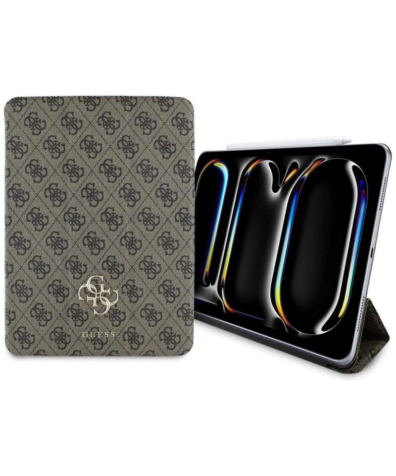 Guess GUFC11PM24PS4SGW iPad Pro 11" 2024 brown Magnetic 4G Big Logo