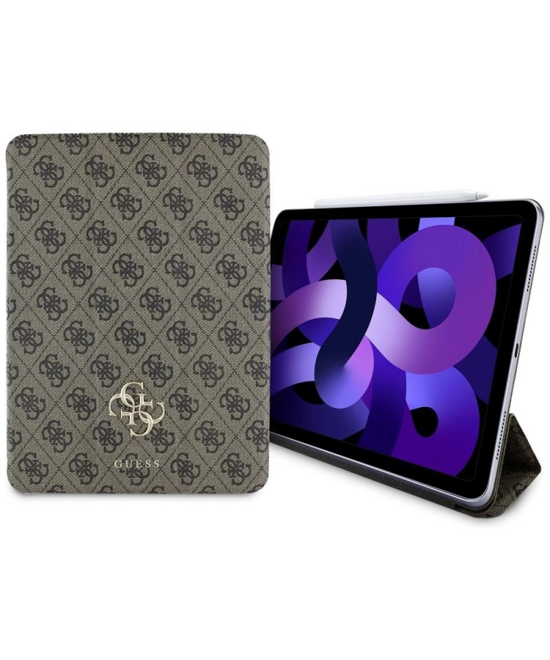 Guess GUFC11RM24PS4SGW iPad Air 11" 2024 brown/brown Magnetic 4G Big Logo