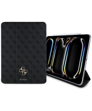 Guess GUFC13PM24PS4SGK iPad Pro 13" 2024 black/black Magnetic 4G Big Logo