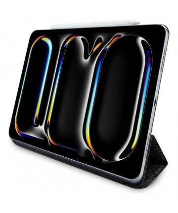 Guess GUFC13PM24PS4SGK iPad Pro 13" 2024 black/black Magnetic 4G Big Logo