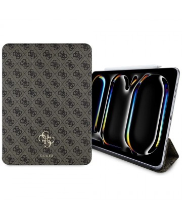 Guess GUFC13PM24PS4SGW iPad Pro 13" 2024 brown Magnetic 4G Big Logo