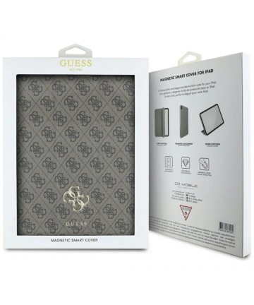 Guess GUFC13RM24PS4SGW iPad Air 13" 2024 brown Magnetic 4G Big Logo