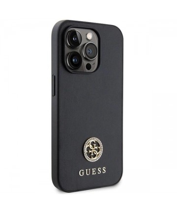 Guess GUHCP13XPS4DGPK iPhone 13 Pro Max 6.7" black/black hardcase Strass Metal Logo