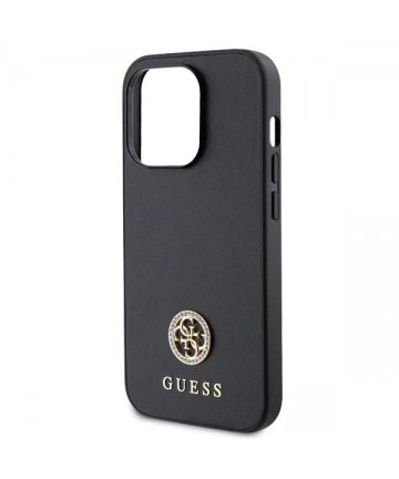 Guess GUHCP13XPS4DGPK iPhone 13 Pro Max 6.7" black/black hardcase Strass Metal Logo