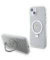 Guess GUHMP15MHRSGSD iPhone 15 Plus / 14 Plus 6.7" transparent/transparent hardcase Ring Stand Script Glitter MagSafe