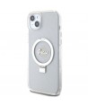 Guess GUHMP15MHRSGSD iPhone 15 Plus / 14 Plus 6.7" transparent/transparent hardcase Ring Stand Script Glitter MagSafe