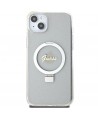 Guess GUHMP15MHRSGSD iPhone 15 Plus / 14 Plus 6.7" transparent/transparent hardcase Ring Stand Script Glitter MagSafe