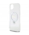 Guess GUHMP15MHRSGSD iPhone 15 Plus / 14 Plus 6.7" transparent/transparent hardcase Ring Stand Script Glitter MagSafe