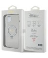 Guess GUHMP15MHRSGSD iPhone 15 Plus / 14 Plus 6.7" transparent/transparent hardcase Ring Stand Script Glitter MagSafe