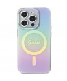 Guess GUHMP15XHITSU iPhone 15 Pro Max 6.7" purple/purple hardcase IML Iridescent MagSafe