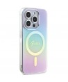 Guess GUHMP15XHITSU iPhone 15 Pro Max 6.7" purple/purple hardcase IML Iridescent MagSafe