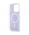 Guess GUHMP15XHITSU iPhone 15 Pro Max 6.7" purple/purple hardcase IML Iridescent MagSafe