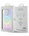 Guess GUHMP15XHITSU iPhone 15 Pro Max 6.7" purple/purple hardcase IML Iridescent MagSafe