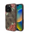 Guess GUHMP16LP4ROPEMCW iPhone 16 Pro 6.3" brown/brown hardcase 4G Flowers Print MagSafe