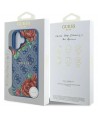 Guess GUHMP16SP4ROPEMCB iPhone 16 6.1" blue/blue hardcase 4G Flowers Print MagSafe