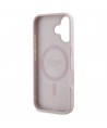 Guess GUHMP16SP4ROPEMCP iPhone 16 6.1" pink/pink hardcase 4G Flowers Print MagSafe