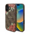 Guess GUHMP16SP4ROPEMCW iPhone 16 6.1" brown/brown hardcase 4G Flowers Print MagSafe