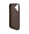 Guess GUHMP16SP4ROPEMCW iPhone 16 6.1" brown/brown hardcase 4G Flowers Print MagSafe