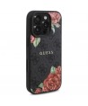 Guess GUHMP16XP4ROPEMCK iPhone 16 Pro Max 6.9" black/black hardcase 4G Flowers Print MagSafe