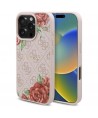 Guess GUHMP16XP4ROPEMCP iPhone 16 Pro Max 6.9" pink/pink hardcase 4G Flowers Print MagSafe
