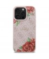 Guess GUHMP16XP4ROPEMCP iPhone 16 Pro Max 6.9" pink/pink hardcase 4G Flowers Print MagSafe