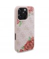Guess GUHMP16XP4ROPEMCP iPhone 16 Pro Max 6.9" pink/pink hardcase 4G Flowers Print MagSafe
