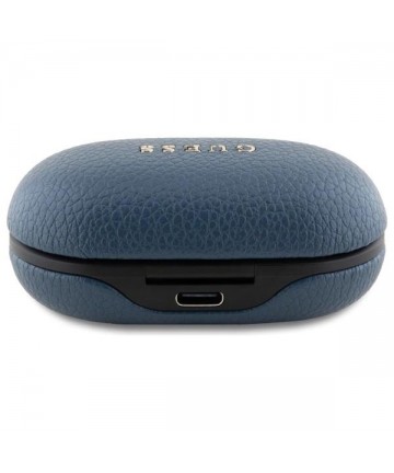 Guess Bluetooth headphones GUTWSPGTSPSB TWS + docking station blue/blue Grained Classic Logo