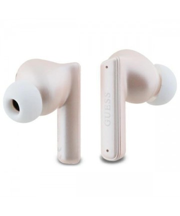 Guess Bluetooth Headphones GUTWST88MCTGP TWS + Docking Station Pink Capsule Printed Logo