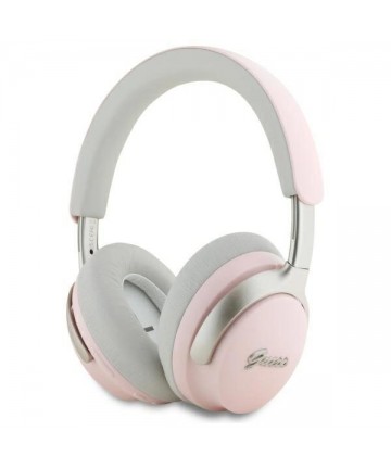 Guess Bluetooth ANC/ENC Headphones GUBHC22PSBCSMP Pink DB Metal Script Logo
