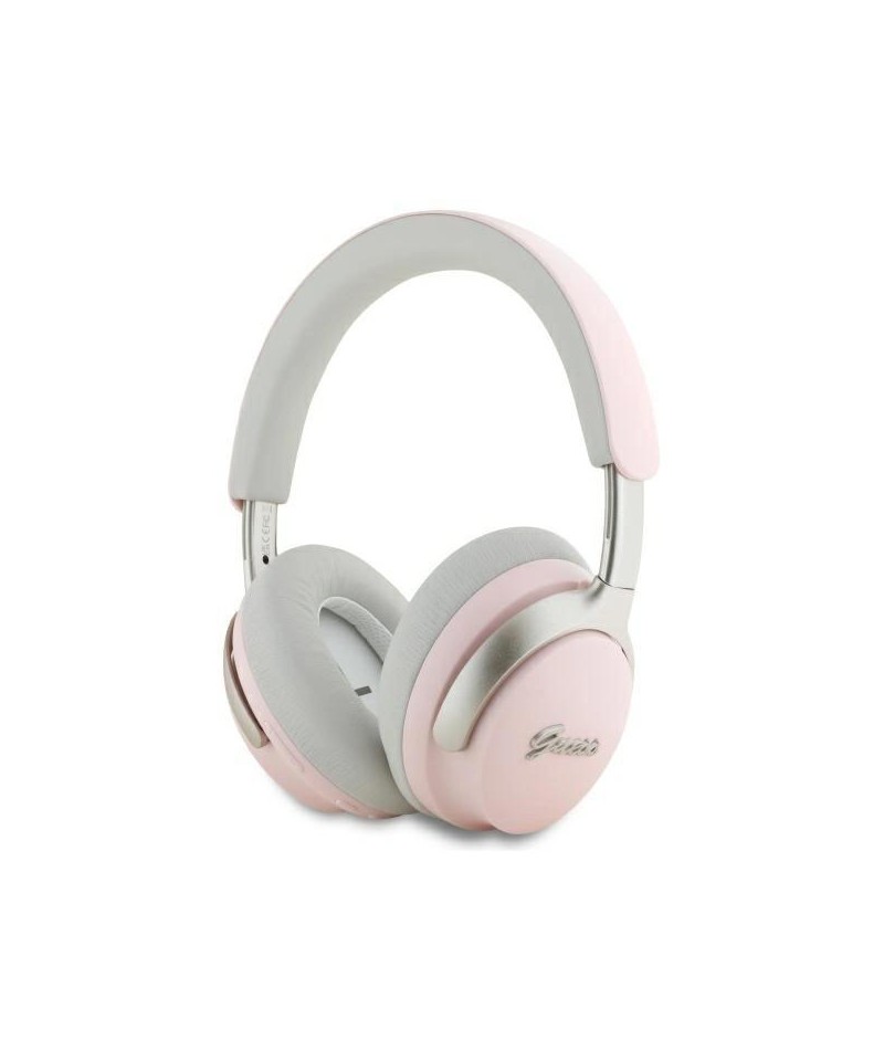 Guess Bluetooth ANC/ENC Headphones GUBHC22PSBCSMP Pink DB Metal Script Logo