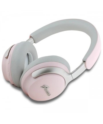 Guess Bluetooth ANC/ENC Headphones GUBHC22PSBCSMP Pink DB Metal Script Logo