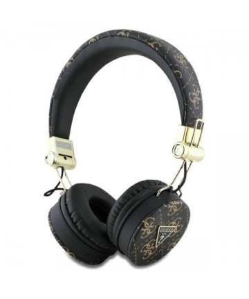 Guess Bluetooth ENC GUBH70E4PTMK on-ear headphones black/black 4G Triangle Round Shape