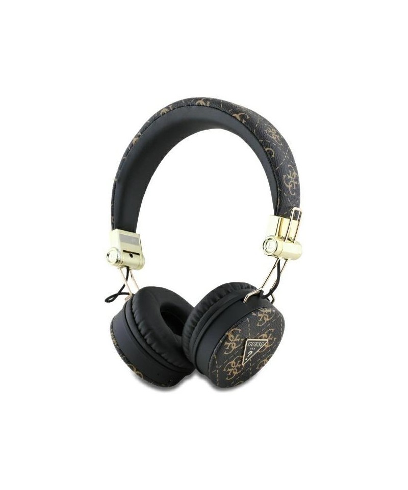 Guess Bluetooth ENC GUBH70E4PTMK on-ear headphones black/black 4G Triangle Round Shape