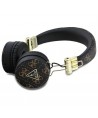Guess Bluetooth ENC GUBH70E4PTMK on-ear headphones black/black 4G Triangle Round Shape