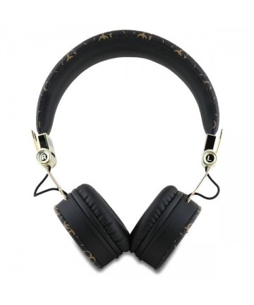 Guess Bluetooth ENC GUBH70E4PTMK on-ear headphones black/black 4G Triangle Round Shape