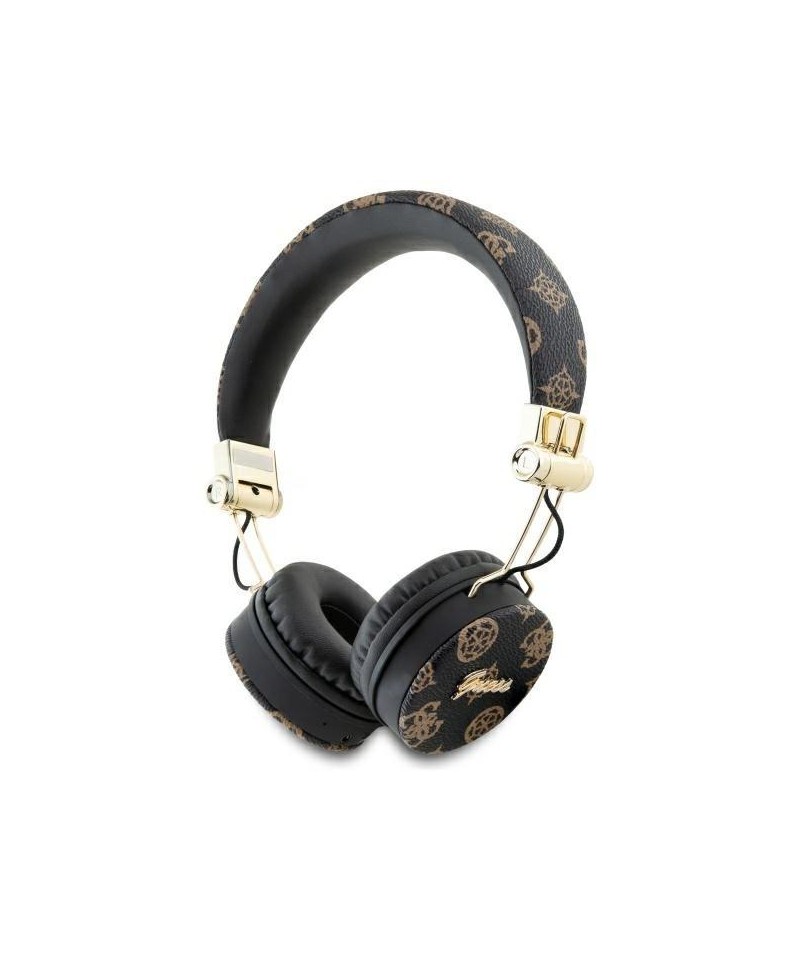 Guess Bluetooth ENC GUBH70EPOSMK on-ear headphones black/black Peony Script Round Shape