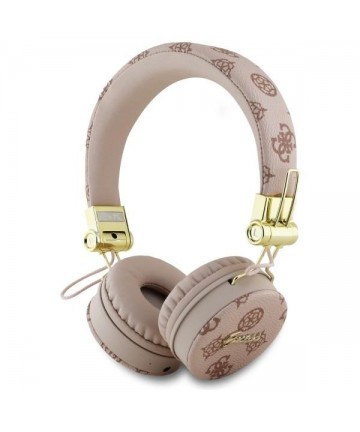 Guess Bluetooth ENC GUBH70EPOSMW Brown/Brown Peony Script Round Shape Headphones