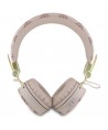 Guess Bluetooth ENC GUBH70EPOSMW Brown/Brown Peony Script Round Shape Headphones