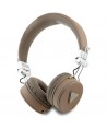 Guess Bluetooth ENC GUBH70PGTSPSW Brown Grained Classic Round Shape Headphones