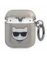 Karl Lagerfeld KLA2UCHGK AirPods 1/2 cover black/black Glitter Choupette